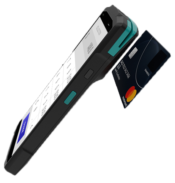 Portable Capacitive Touch Screen Android POS Terminal with 58mm Thermal Printer