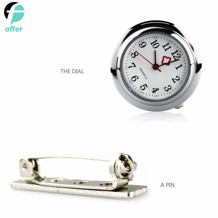 Nurses Fob Watch Brooch Blue Silicon Gel Fob Watches