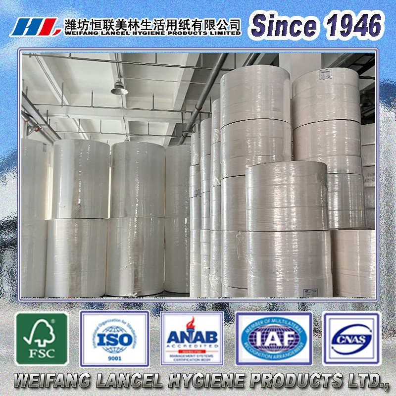 Virgin Wood Pulp Toilet Paper Napkin Tissue Towel Jumbo Roll Carrier Tissue