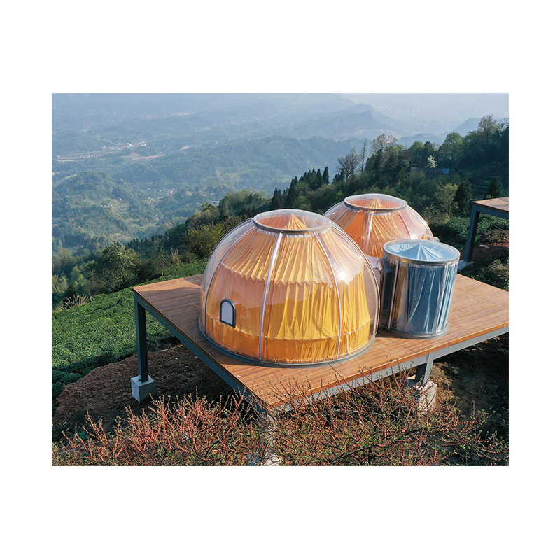 Net Red Bubble House 4 Meters Diameter Spherical Tent Transparent House Wind and Rain Resistant Easy to Install