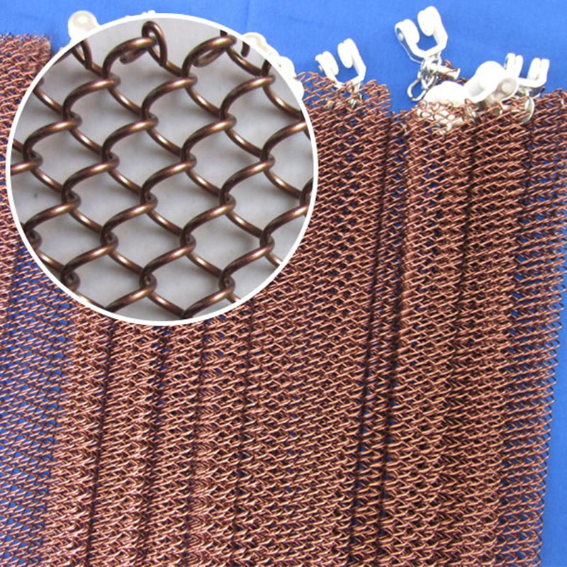 High Quality Metal Coil Drapery Shower Security Mesh Curtain