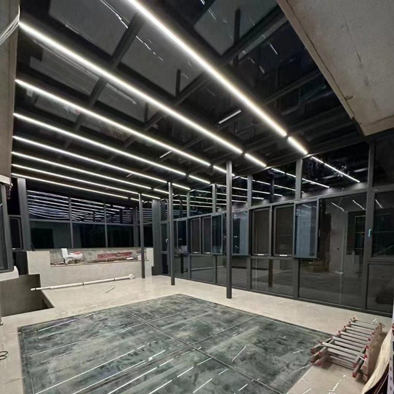 Popular Customized Low Price Four-Season Insulation Tempered Glass Aluminum Alloy Sun Room