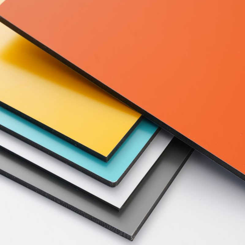 Grey Color Outdoor Wall Decorative Aluminum Composite Panels Curtain Wall House Cladding