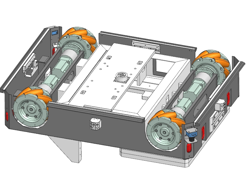 Integrated Mecanum Wheel Driving Unit