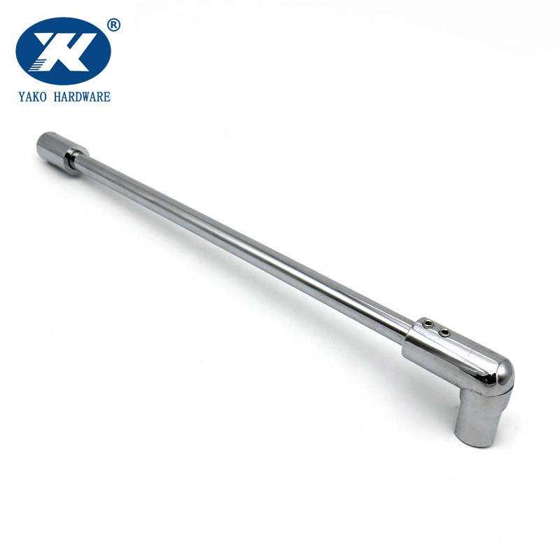 Угловая опора для стекла в душе 90 градусов