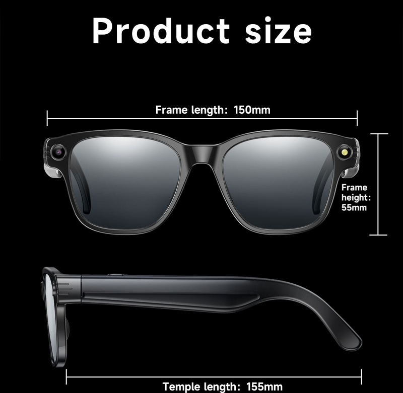 L801 High Gloss 8 Million Ai Chat Gpt Camera Video Smart Eye Sun Glasses