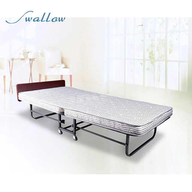 High Quality Luxury 5 Star Metal Hotel Stand up Extra Rollaway Bed - Buy Folding Sofa Bed at Swallow