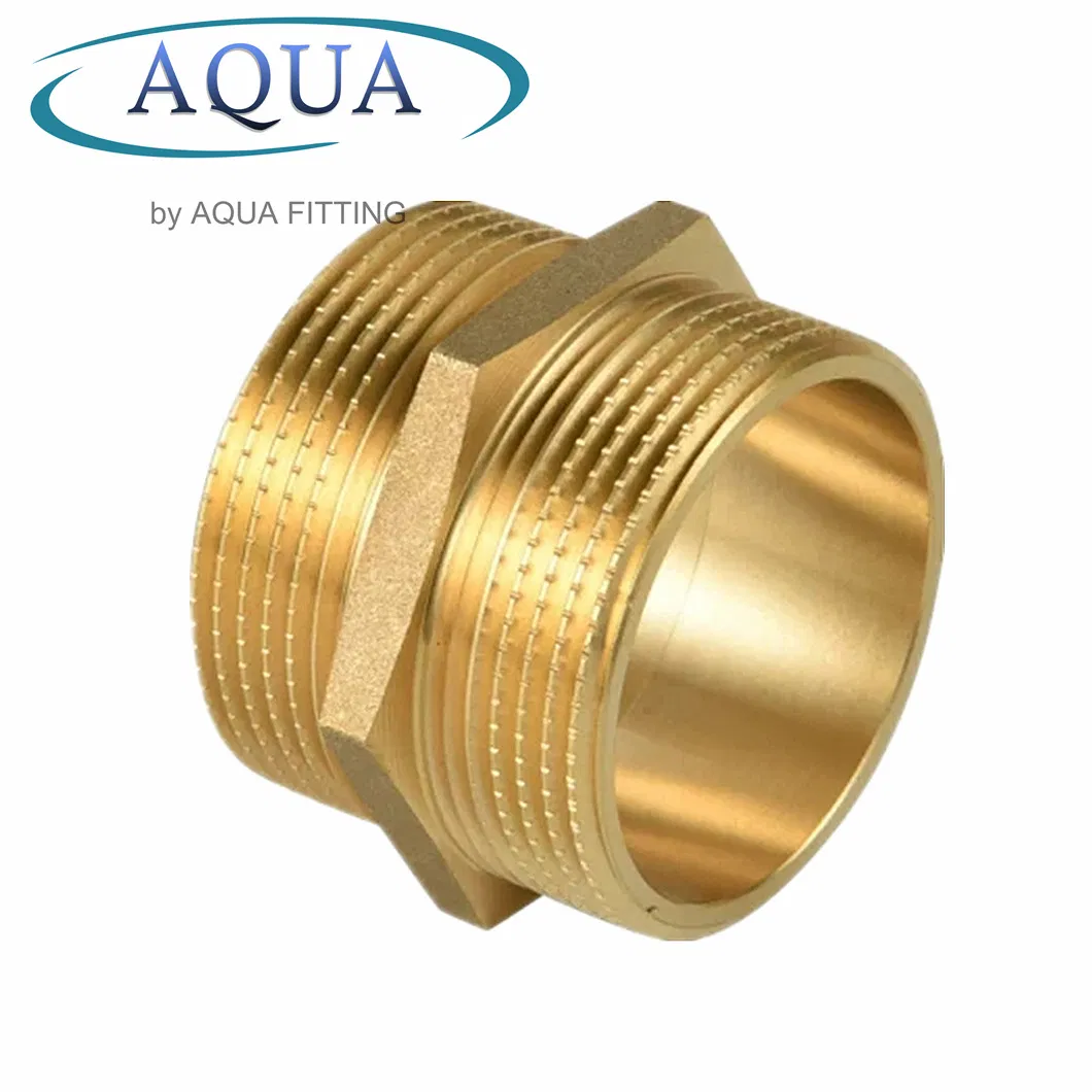 1/2inch - 2inch Bronze Nipple Forged Fitting Plumbing Materials Copper Nipple Brass Nipple