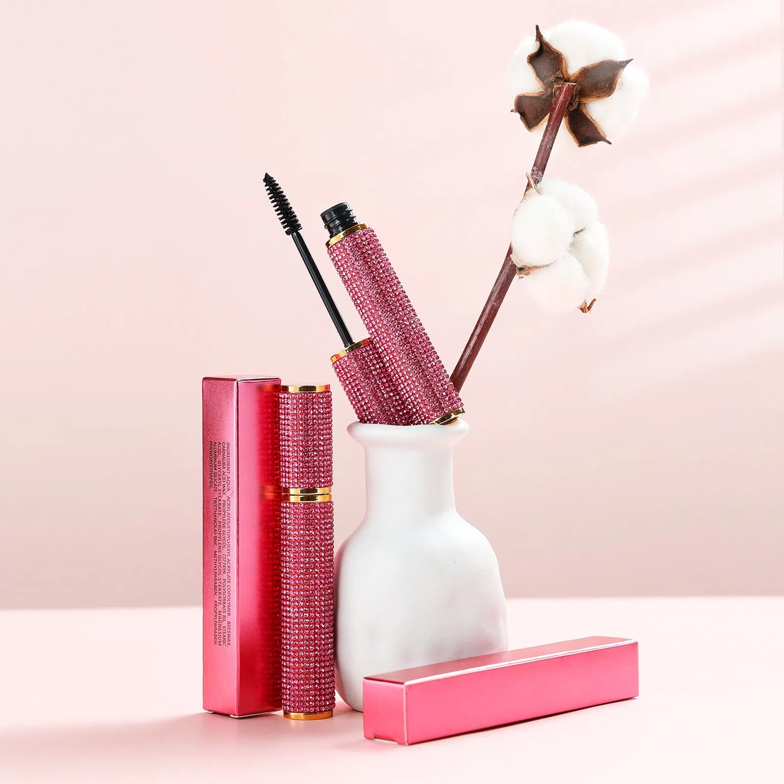 Diamond Luxury Mascara Waterproof Customized Logo High Quality Bulk Cosmetic Tool Mascara