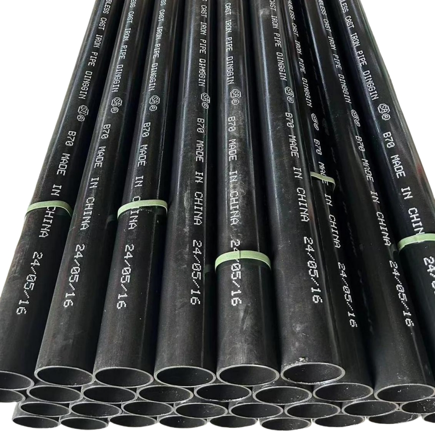 CSA B70 Standard Hubless Cast Iron Pipes for Sewage System