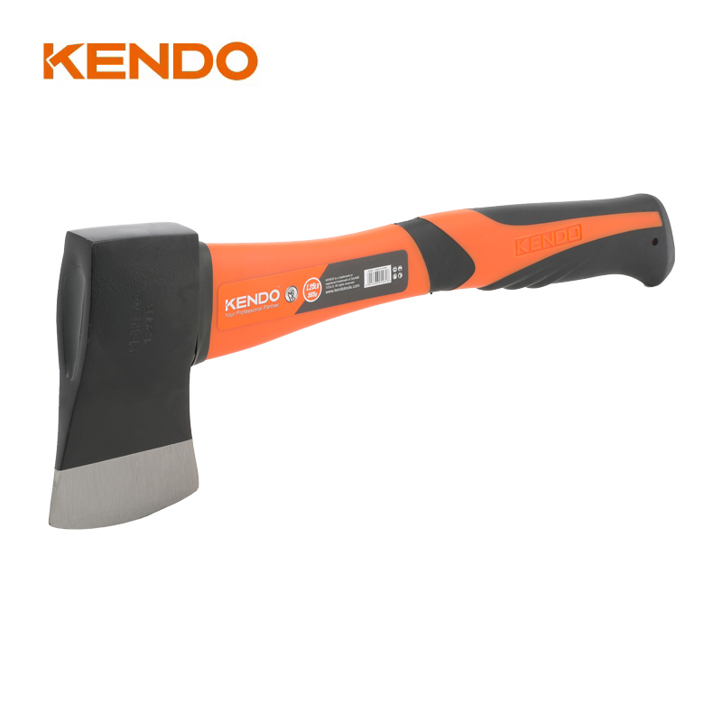 Kendo Fiberglass Handle 601 Type Axe Perfect to Split or Chop Wood Logs During Camping, Hiking, Wetterling, and Outdoor Activities