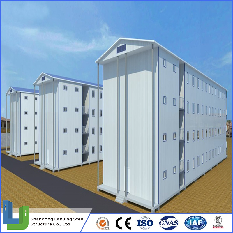 Labor Camp Steel Structure+Sandwich Panel Prefabricated Site Low Cost House with Cheap Price