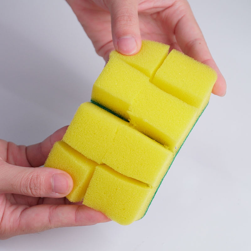 Dishes Pans Scrubbing Sponges Kitchen Cleaning Sponge Scrubber Polyurethane Foam Scrub Abrasive Scouring Pad