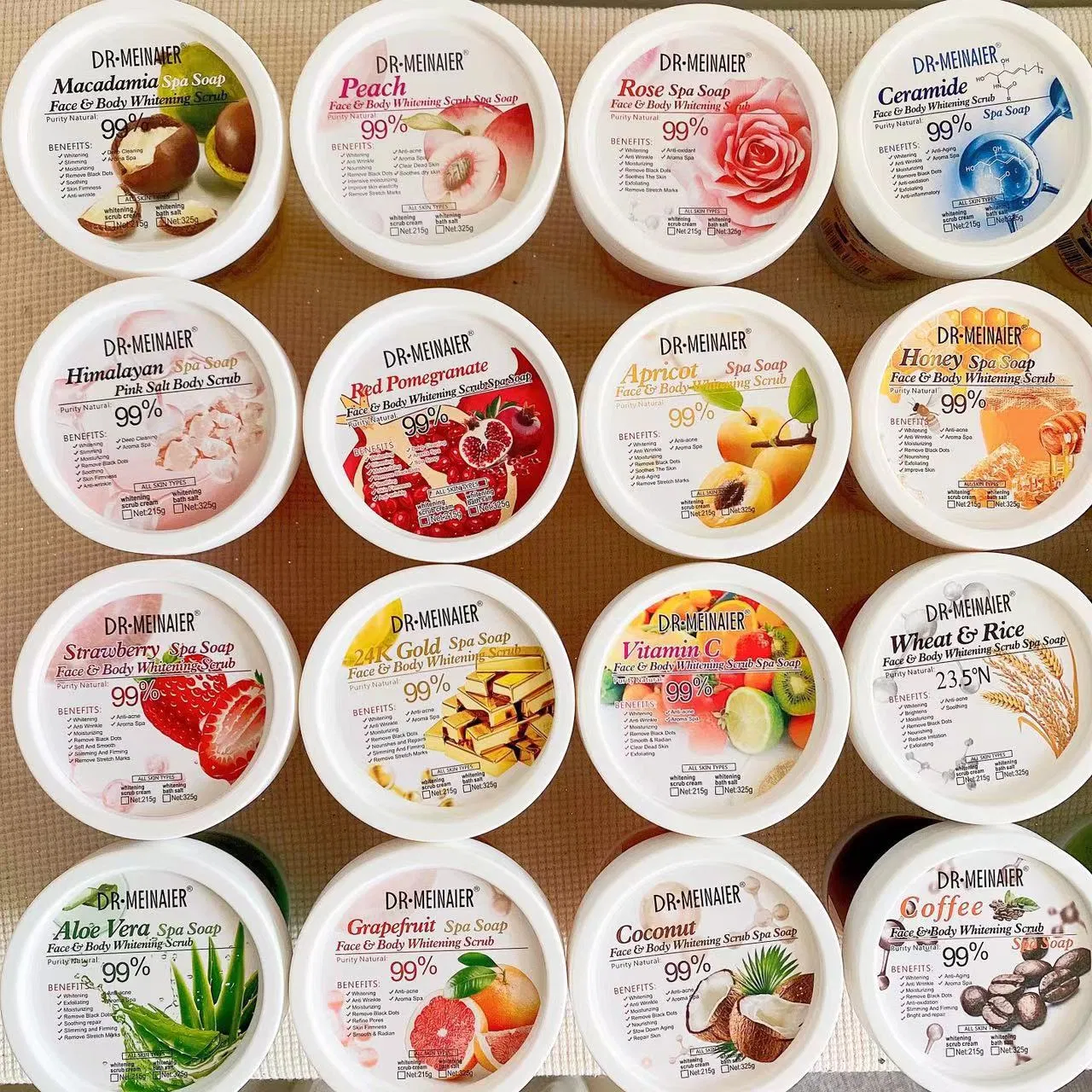 Body Scrub Skin Care Exfoliating Whitening Brightening Scrub Body Salt