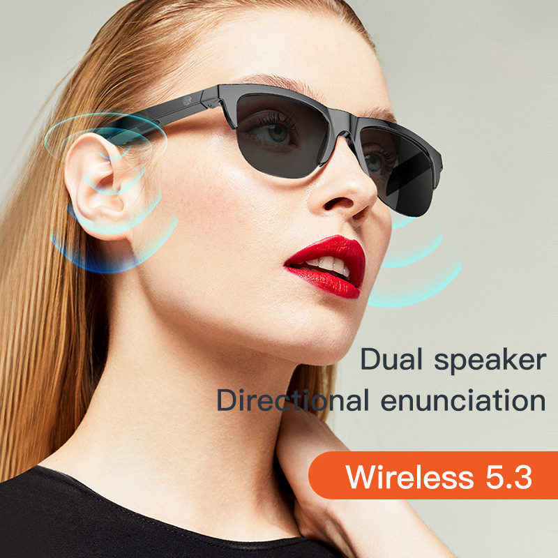 New Hot Selling Wireless Bluetooth Smart Glasses Anti-Ultraviolet Sunglasses Fashion Glasses Can Answer Phone Call