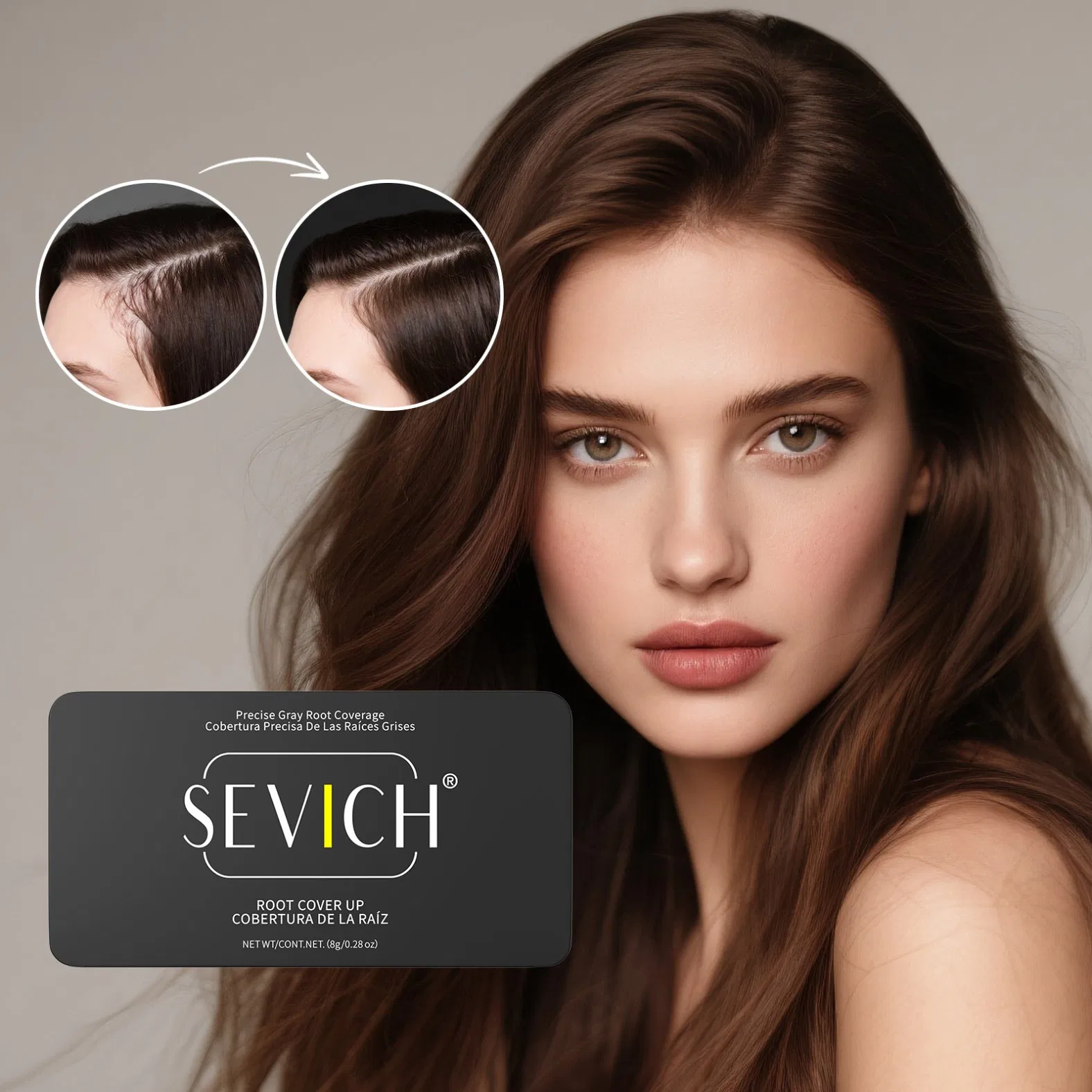 New Hairdressing Fast Cover White Hair Temporary Root Touch up Thickening Hairline Powder Hair Loss Concealer