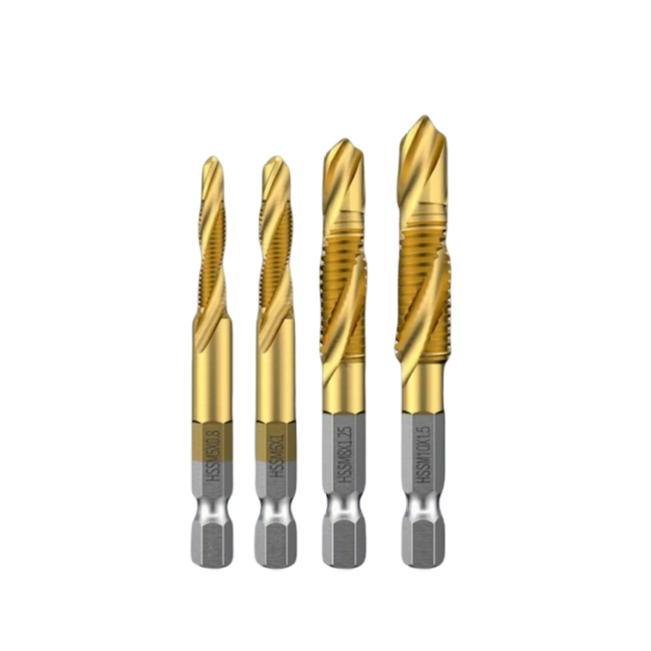 HSS High Speed Steel 2-in-1 Drill and Tap Bit Set