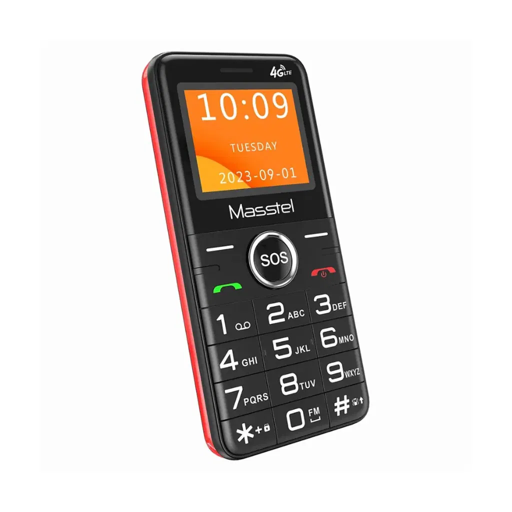 Кнопочный телефон для пожилых с двумя SIM-картами, 1.77''