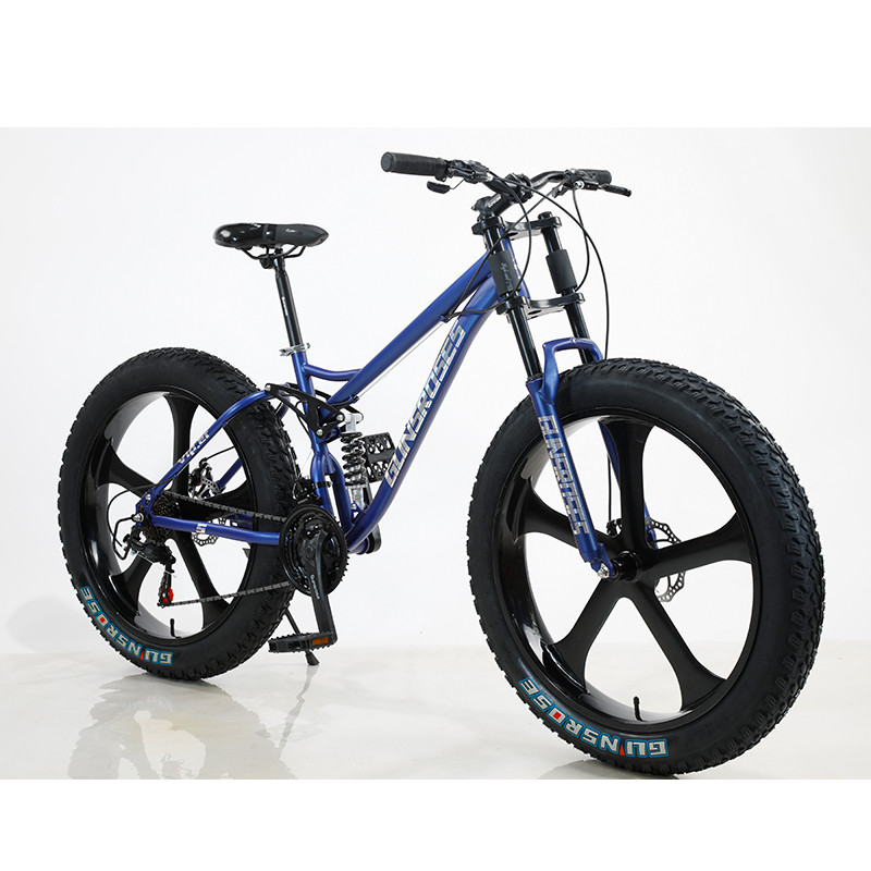 Велосипед горный зимний 26 дюймов фэтбайк двухподвес 4.0