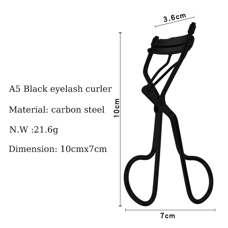 Manual Reusable Traditonal Stainless Steel Eyelash Curler