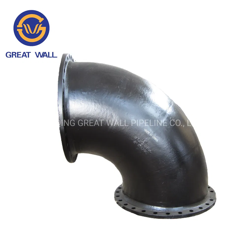 Premium Zinc Coated Ductile Iron Double Flange Bend Fitting