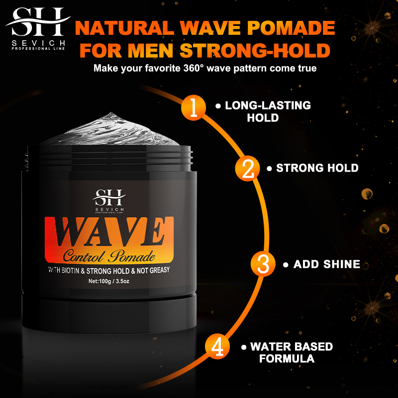 Professional Extra Strong Hold Hair Pomade Wax Long Lasting Hair Pomade