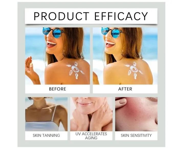 Mineral SPF 50 Sunblock Moisturizer Whitening Organic Sunscreen Face Cream