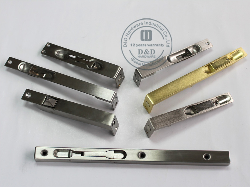 High Quanlity Brass Satin Nickel Door Bolt Hardware Fitttings for Steel Door