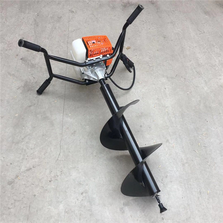 Factory Price Double Portable Gasoline Trenchers Drillers Planting Drillers