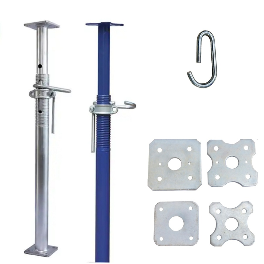 2-3.5m Galvanized /Powder Coated Adjustable Scaffolding Metal Props