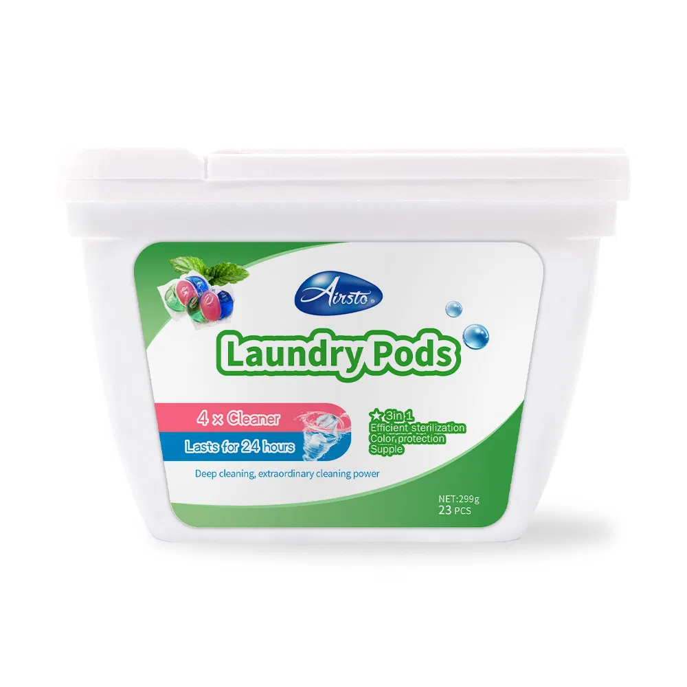 Airsto Household Cleaning Product 3 in 1 Laundry Detergent Pacs 30 Count