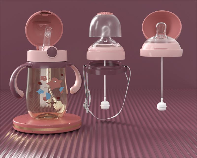 Wholesale Durable and Fall-Proof Children Milk Bottle Multi Head Baby Feeding Bottle