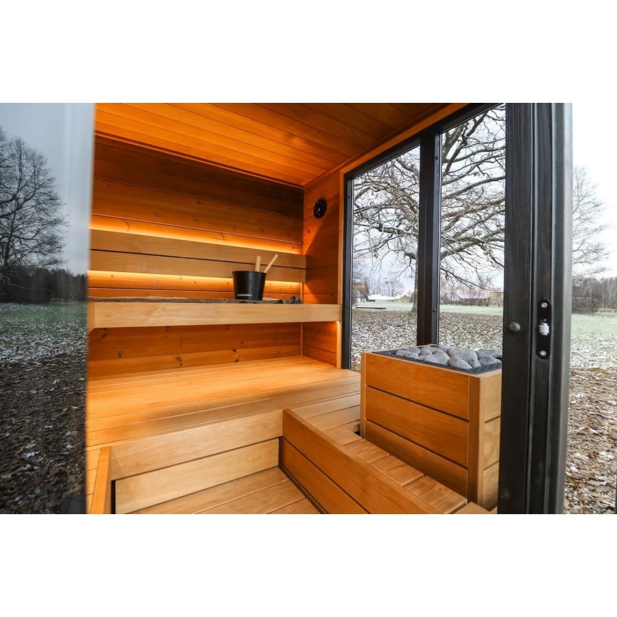 Традиционная паровая сауна на 4 человека из ели