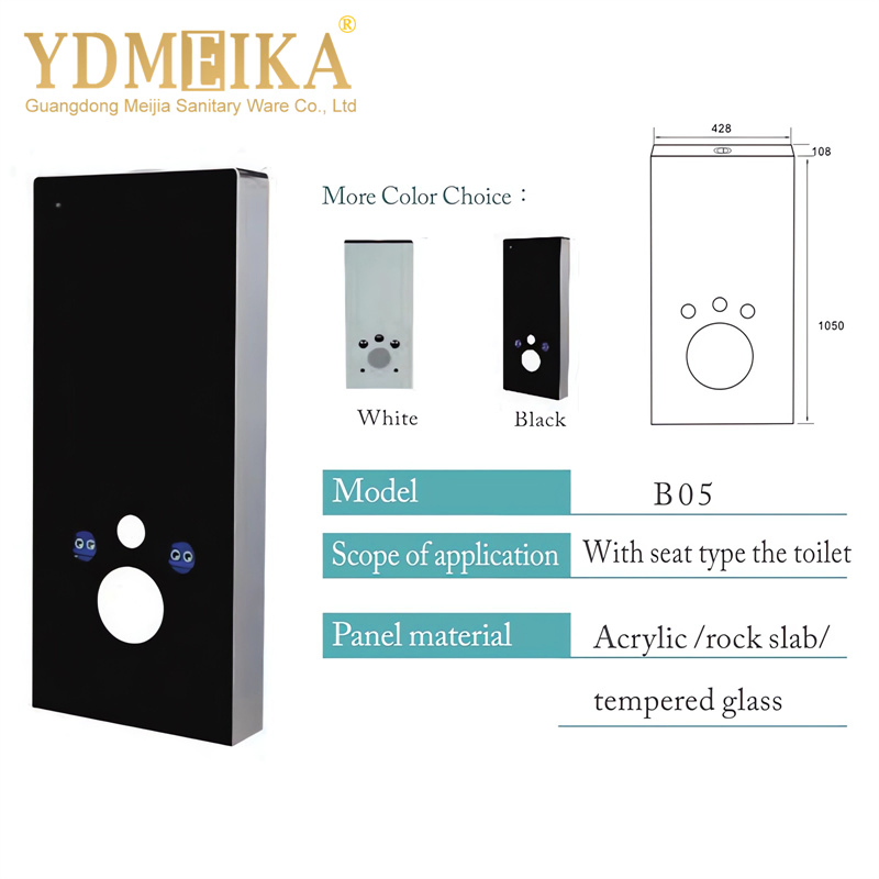Lowest Price Bathroom Glass Toilet Water Tank Flushing System Toilet Wall Mounted Concealed Toilet Cistern