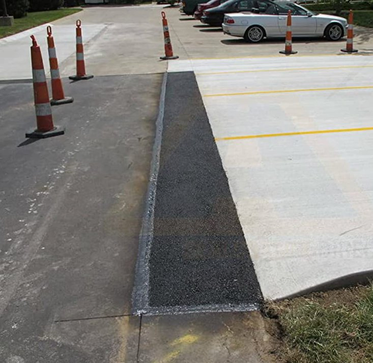 Asphalt Tape Crack Filler 15 M X 5 Cm Bitumen Tarmac Repair Joint Tape, Self-Adhesive Crack Sealer Hot-Filler Tape