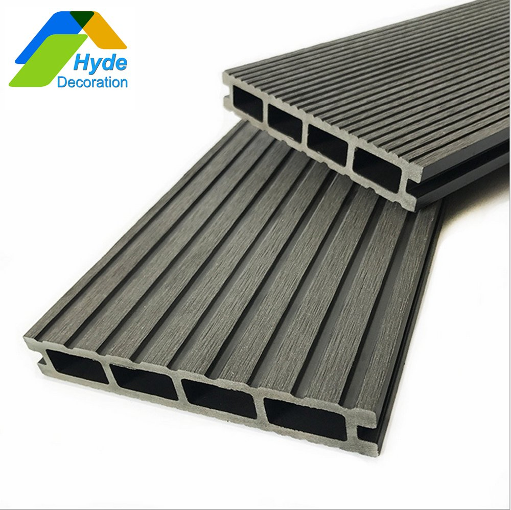 146*22mm WPC Hollow Decking Wood Plastic Composite Outdoor Flooring