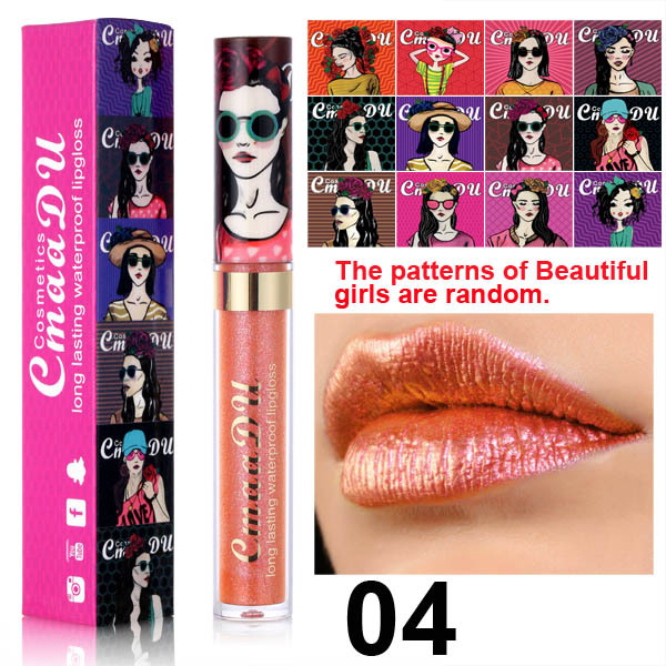 Hot Sale Makeup of Beatuful Girl Lip Gloss Liquid Lipstick