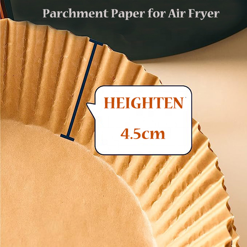 Manufacturing Non Stick Greaseproof Parchment Baking Paper Silicone Air Fryer Liner