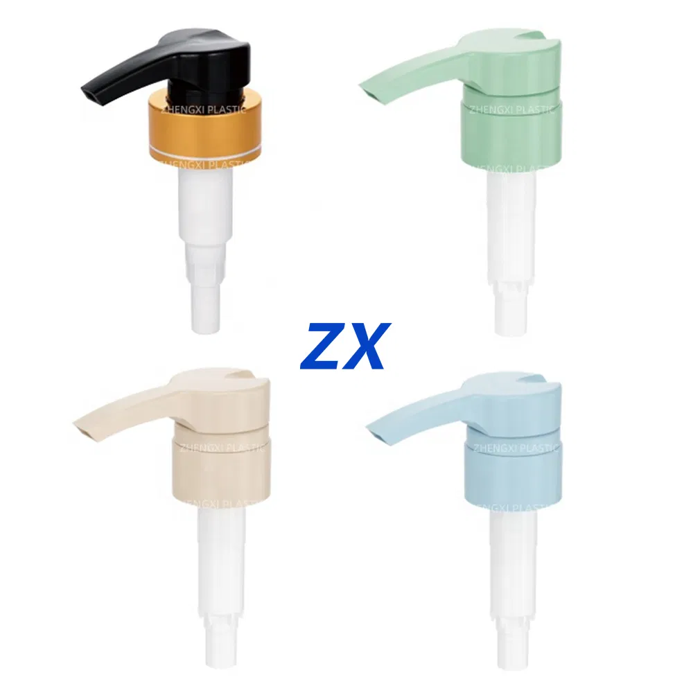 Blue Plastic up and Down Locked Lotion Pump