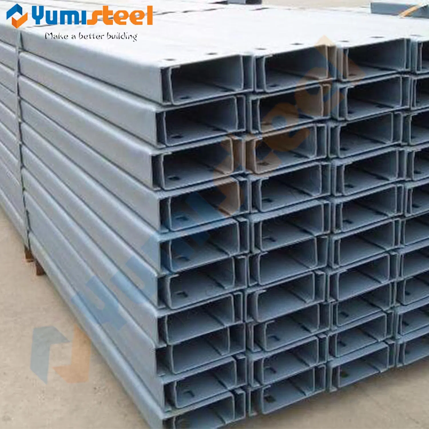 High Strength Roof Panel Support Steel C Channels with Corrosion Resist