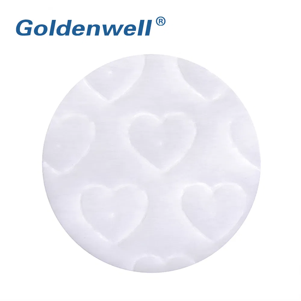 Bamboo Cotton Face Makeup Remover Pads in Mesh Bag Packing