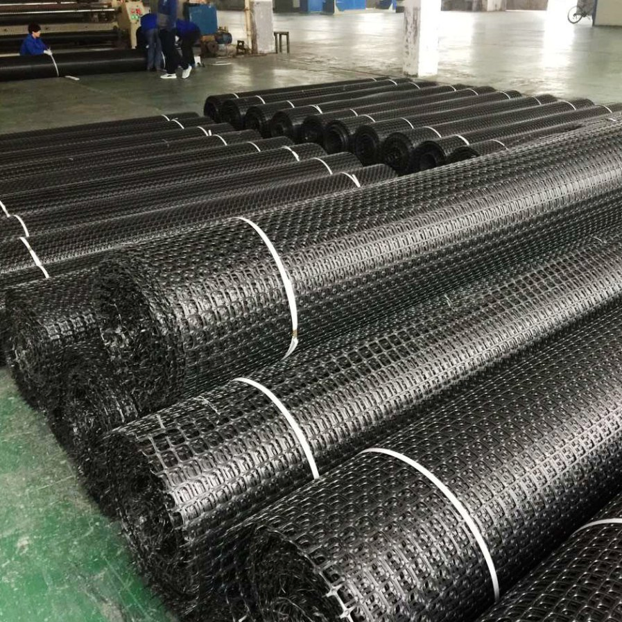 35 mm Mesh Plastic Geogrid 30kn/M PP Biaxial Geogrid
