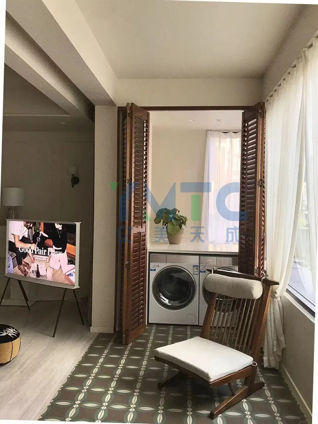 Tracked Shutters for Wardrobes or Room Dividers Plantation Shutter Bifold Doors Villa Shutters