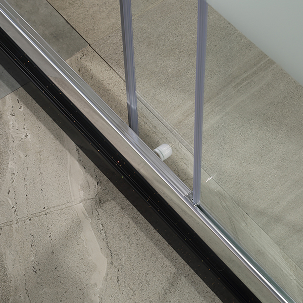 Dewo Stainless Steeltempered Transparent Glass Shower Enclosure High Quanlity Family Bathroom (PP6608)