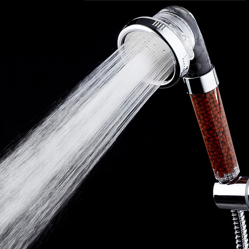 High Pressure Handheld Ion Filter Shower 3 Spray Patterns
