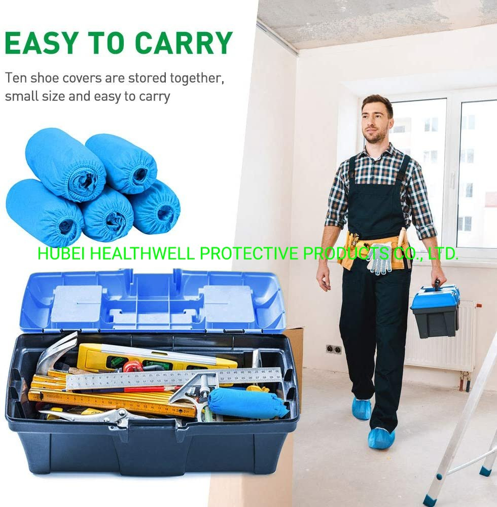 Factory Direct Sale Dust-Proof, Non-Slip Thick Non-Woven Shoe Cover