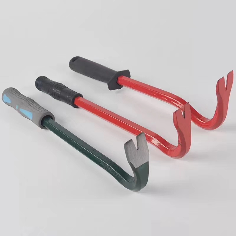 Rust Proof Gooseneck Wrecking Bar with Nail Puller End Crowbar