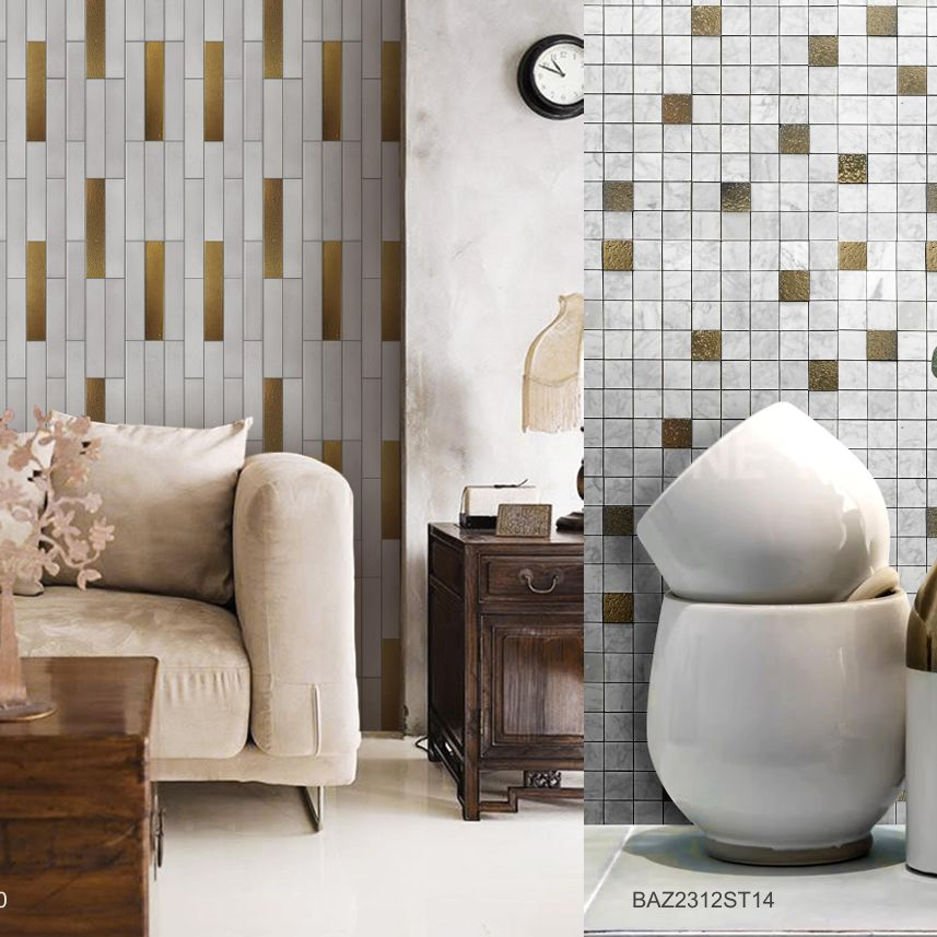 Fire Proof Mosaic Swimming Pool Tile - Vibrant Colors for Bathroom Building Materials