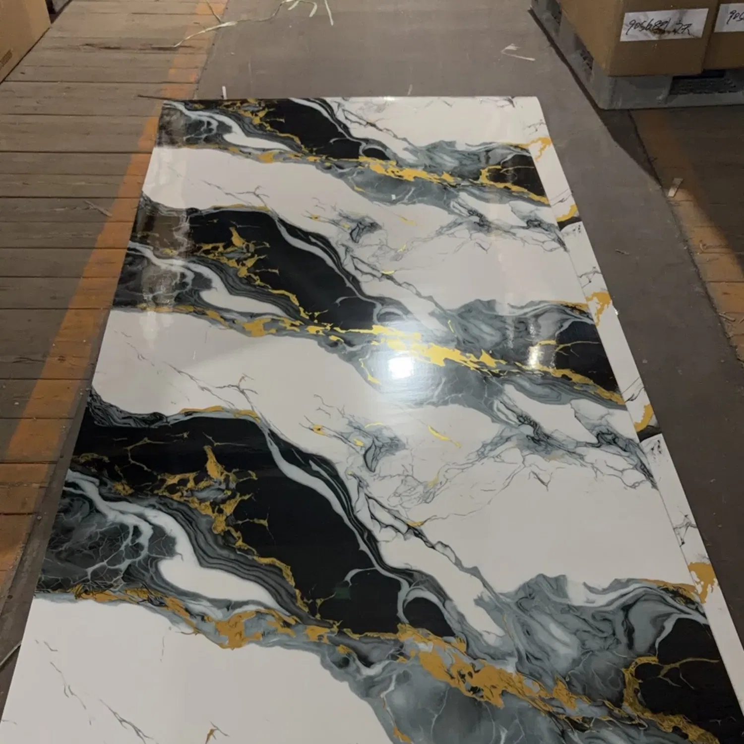 Self Adhesive Waterproof Soundproof IXPE Marble Wall Sticker