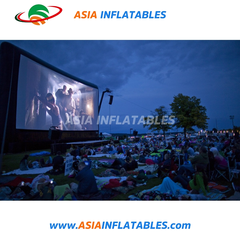Custom Indoor Outdoor Inflatable Projection Cinema Movie Screen for Sale